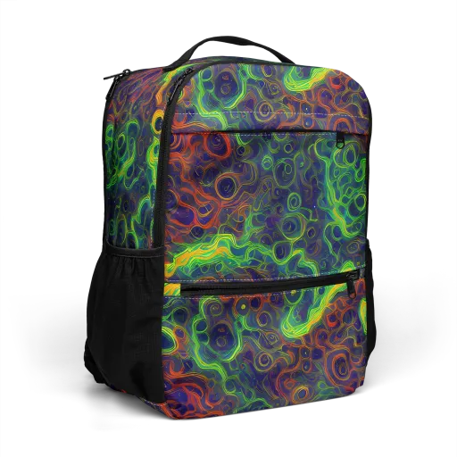 Cobalt Swirl on a Utility Backpack