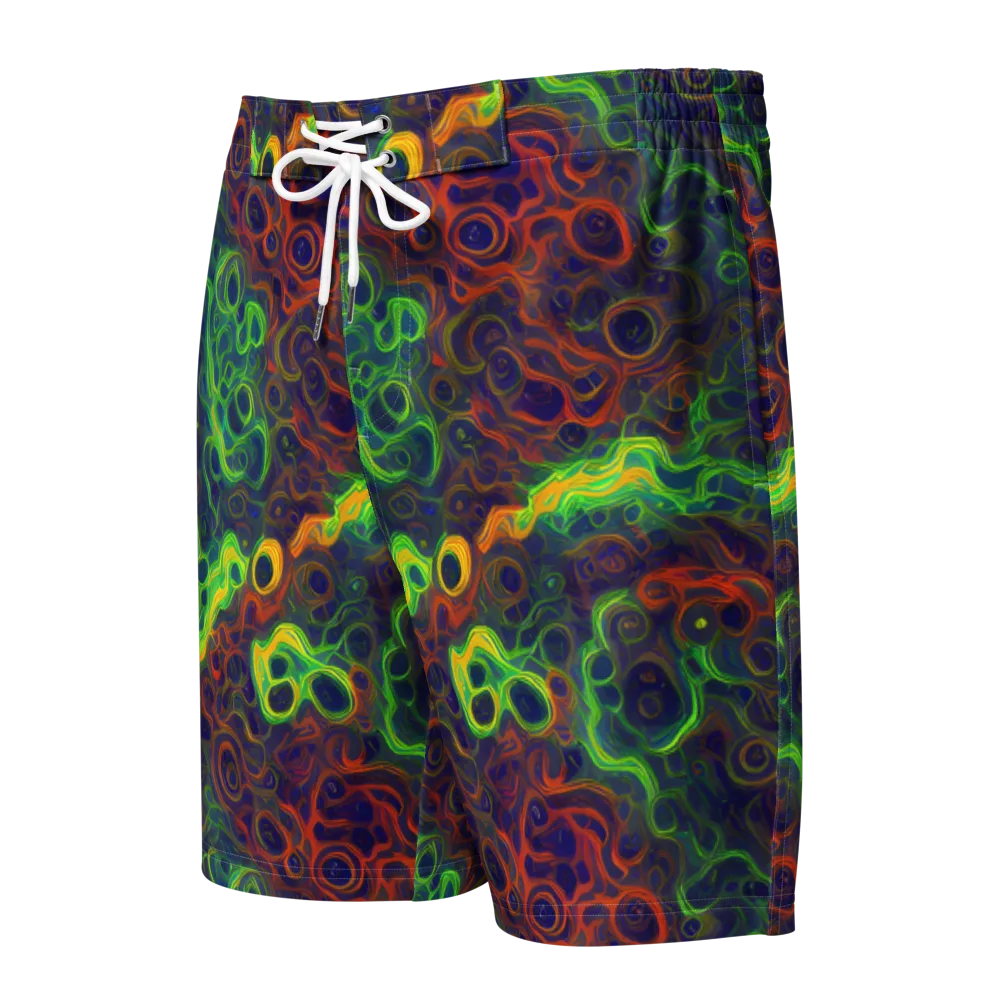 Cobalt Swirl on Men's Board Shorts — Front