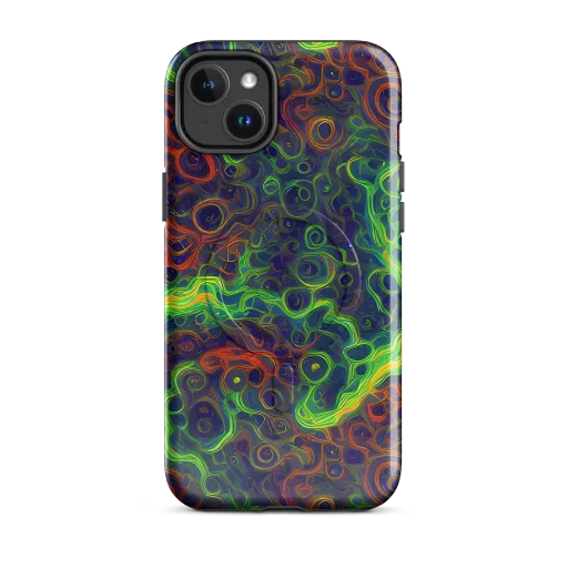 Cobalt Swirl on a MagSafe Tough Case for iPhone®