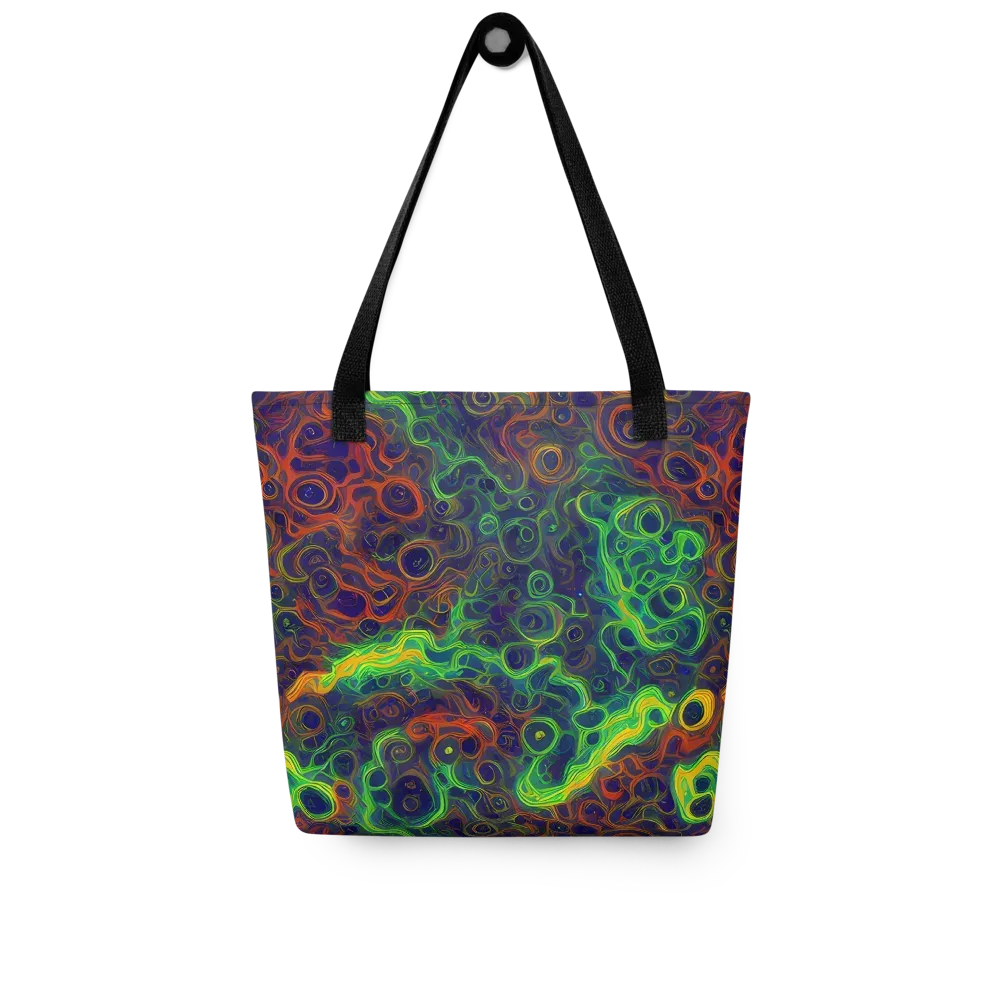 Cobalt Swirl on Tote Bag — Front