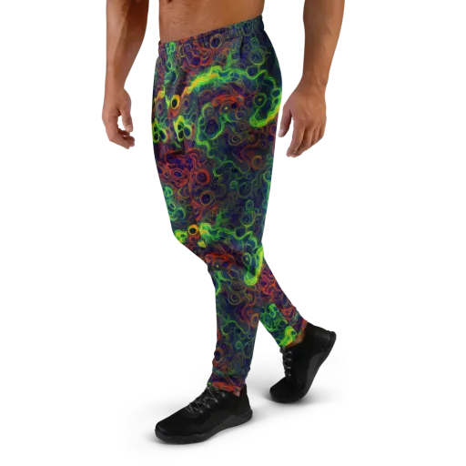 Cobalt Swirl on a Men's Joggers