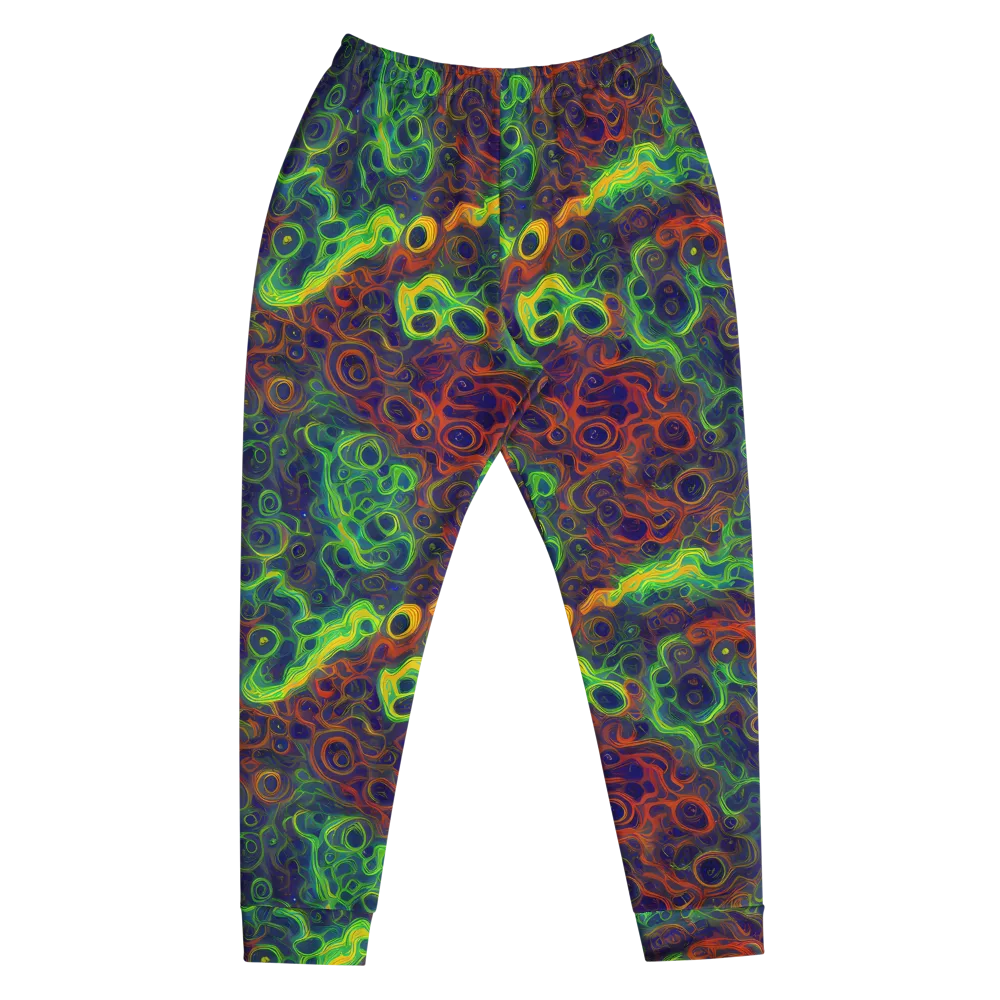 Cobalt Swirl on Men's Joggers — Front