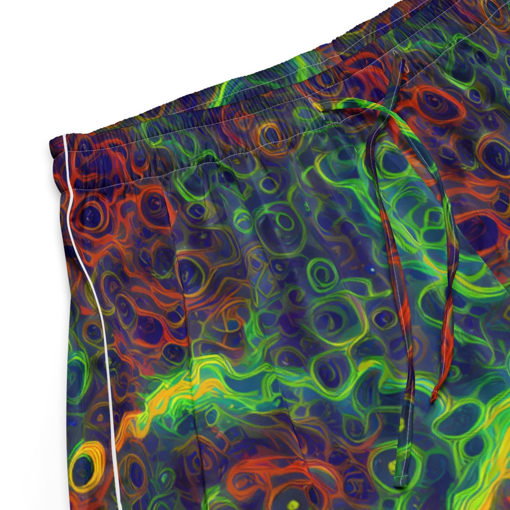 Cobalt Swirl on Women's Pajama Shorts — Product details
