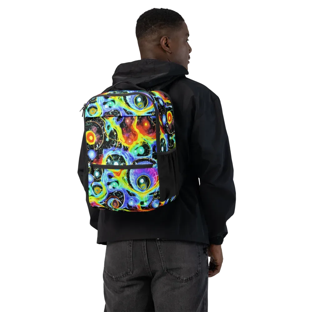 Chromatic Galaxies on Utility Backpack — Back