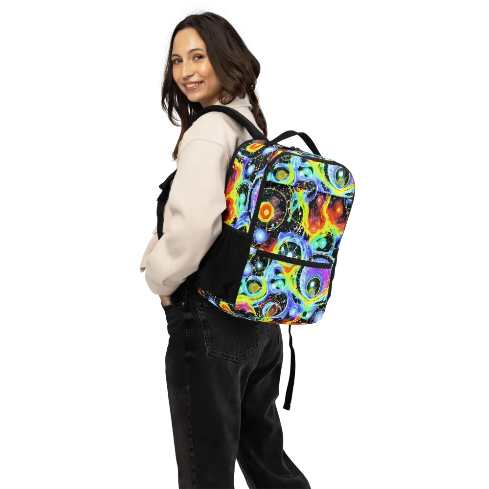 Chromatic Galaxies on Utility Backpack — Back