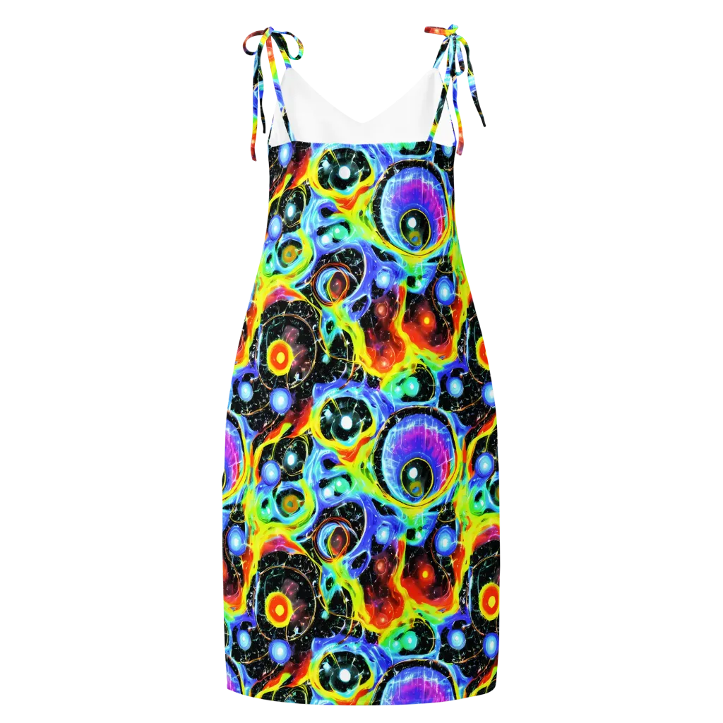Chromatic Galaxies on Slip Dress — Back