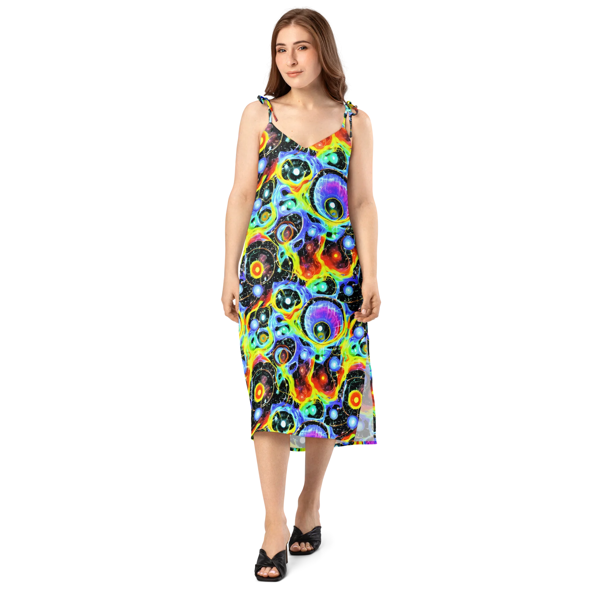 Chromatic Galaxies on Slip Dress — Front