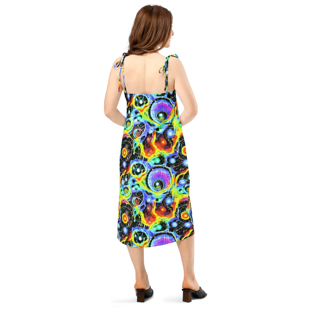 Chromatic Galaxies on Slip Dress — Back