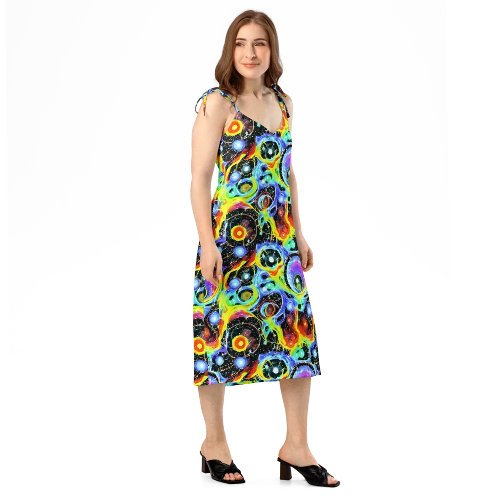Chromatic Galaxies on Slip Dress — Right Front