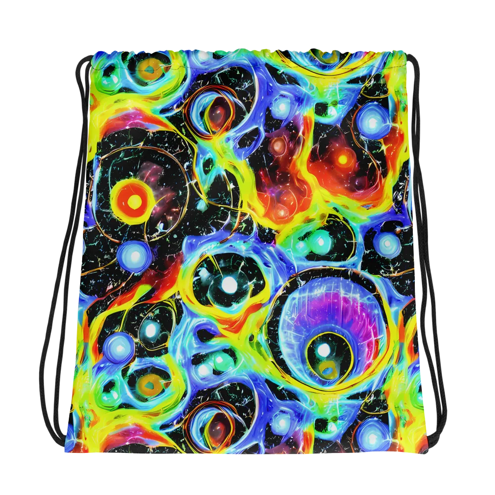 Chromatic Galaxies on Drawstring Bag — Photo