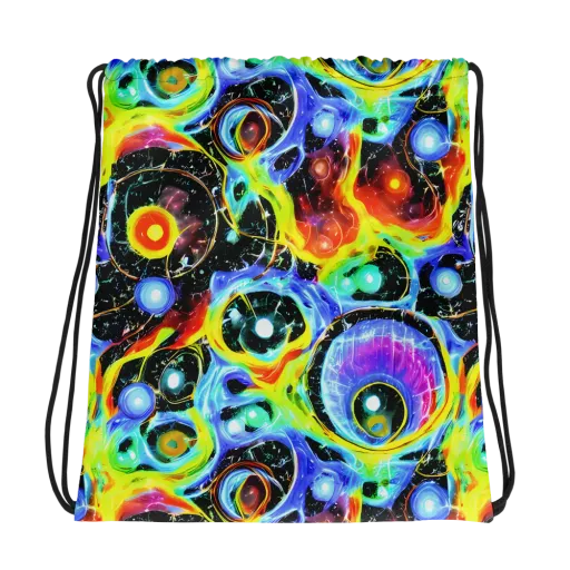 Chromatic Galaxies on a Drawstring Bag