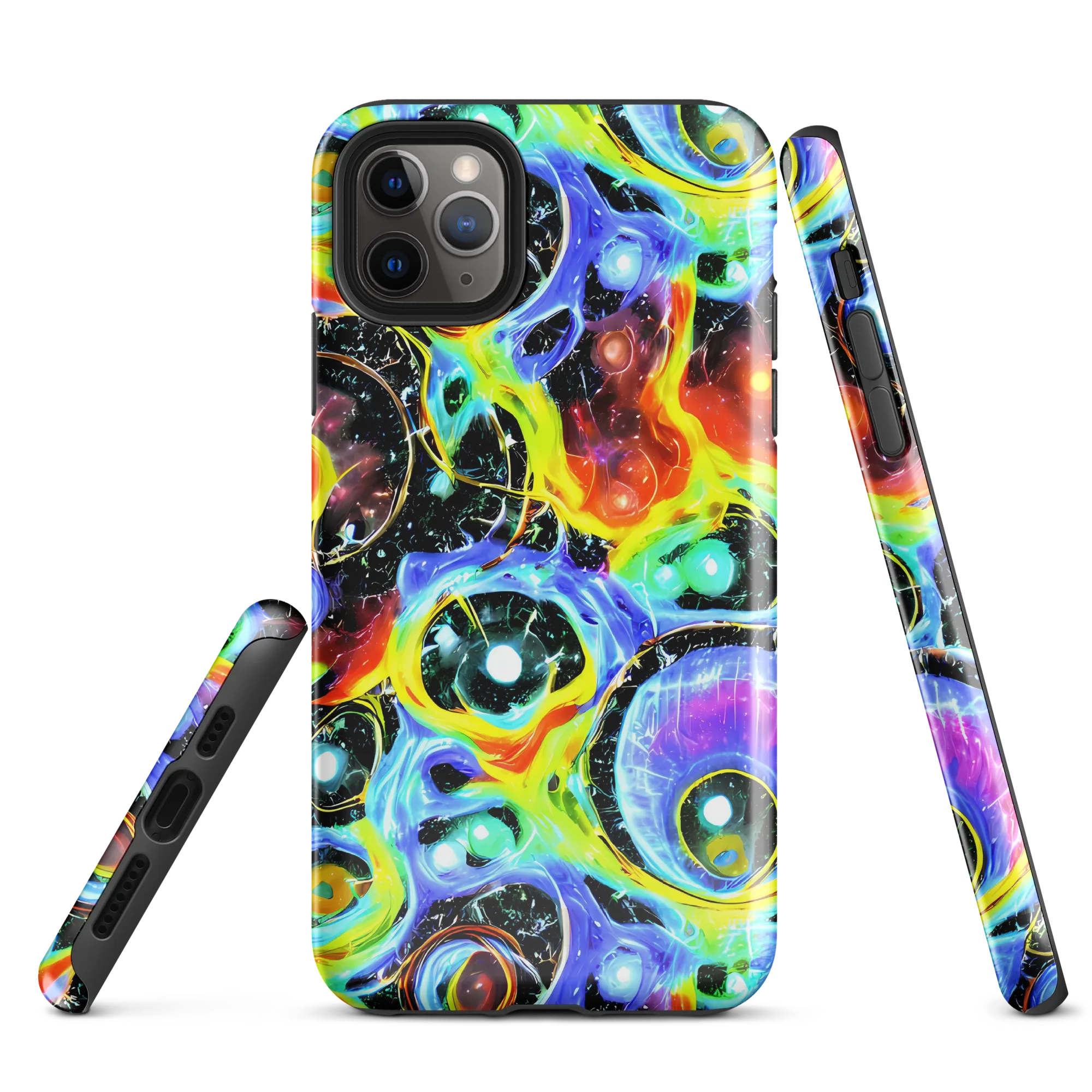 Chromatic Galaxies on Tough Case for iPhone® — Front