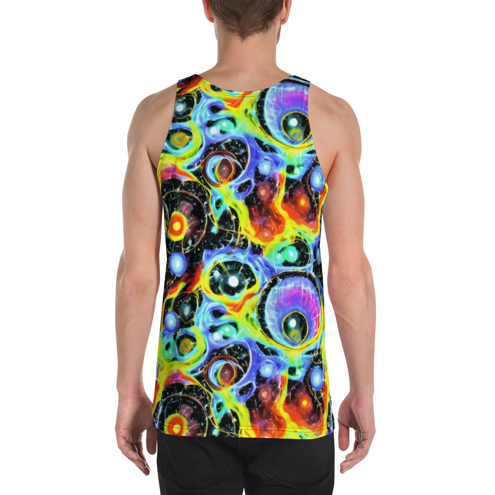 Chromatic Galaxies on Men's Tank Top — Back