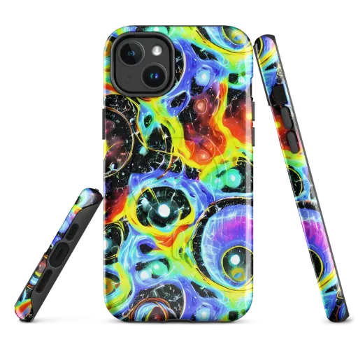 Chromatic Galaxies on a MagSafe Tough Case for iPhone®