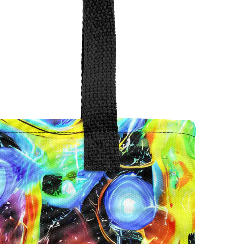 Chromatic Galaxies on Tote Bag — Product details