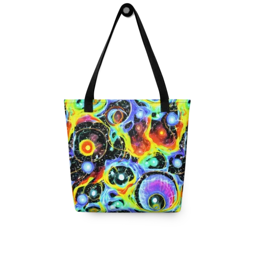 Chromatic Galaxies on a Tote Bag