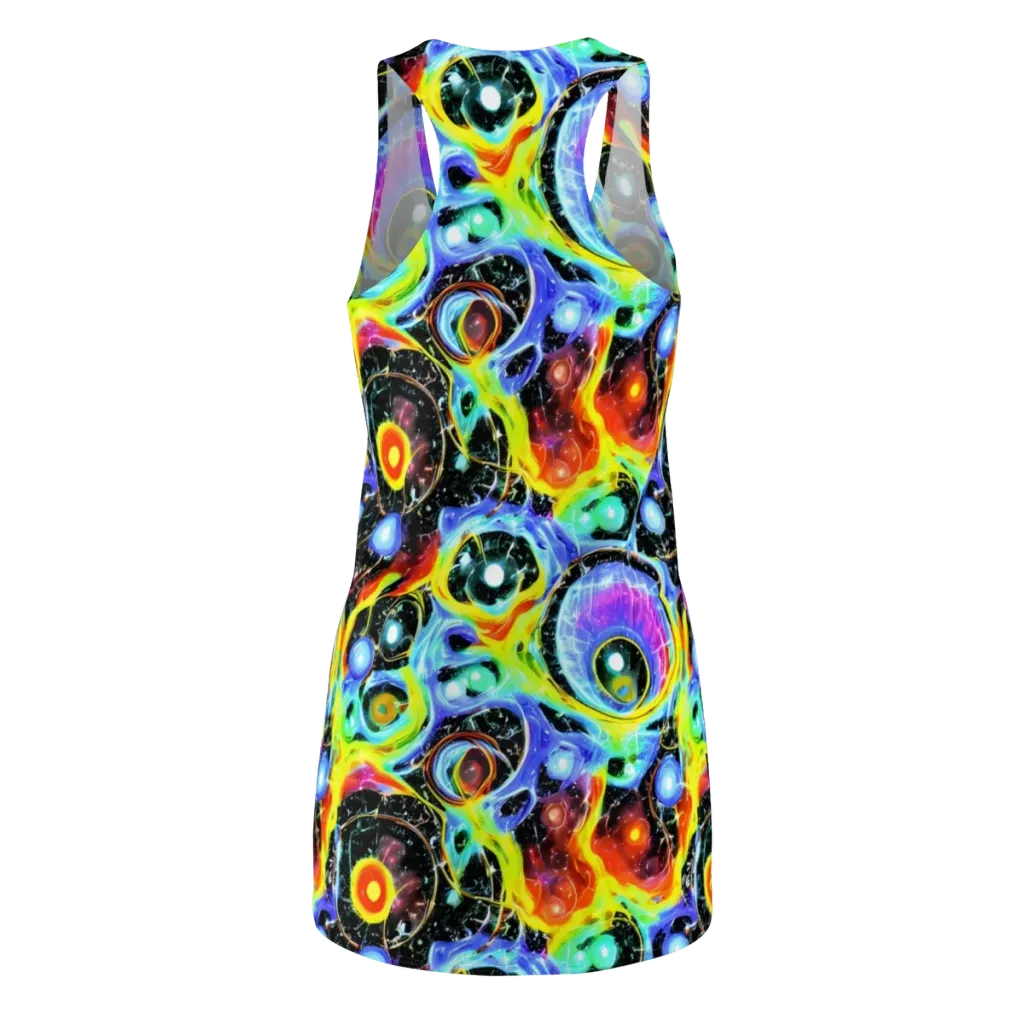 Chromatic Galaxies on Racerback Dress — Back