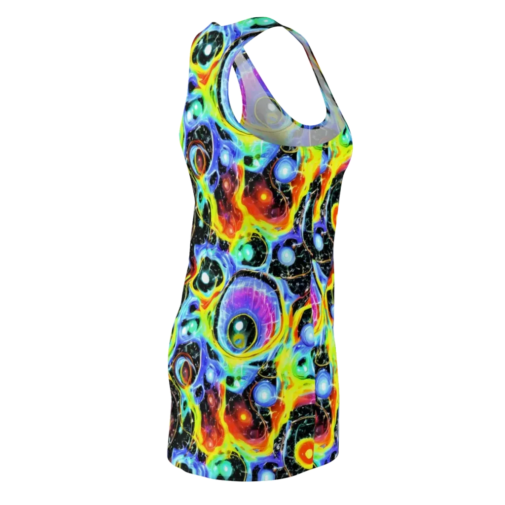 Chromatic Galaxies on Racerback Dress — Back Side