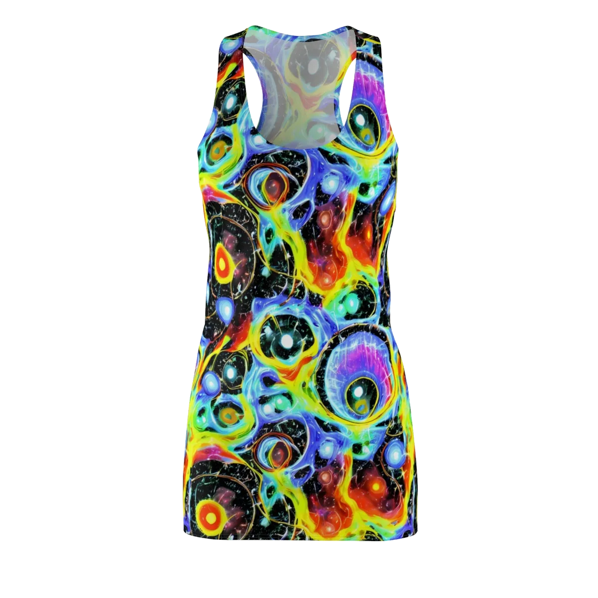 Chromatic Galaxies on Racerback Dress — Front