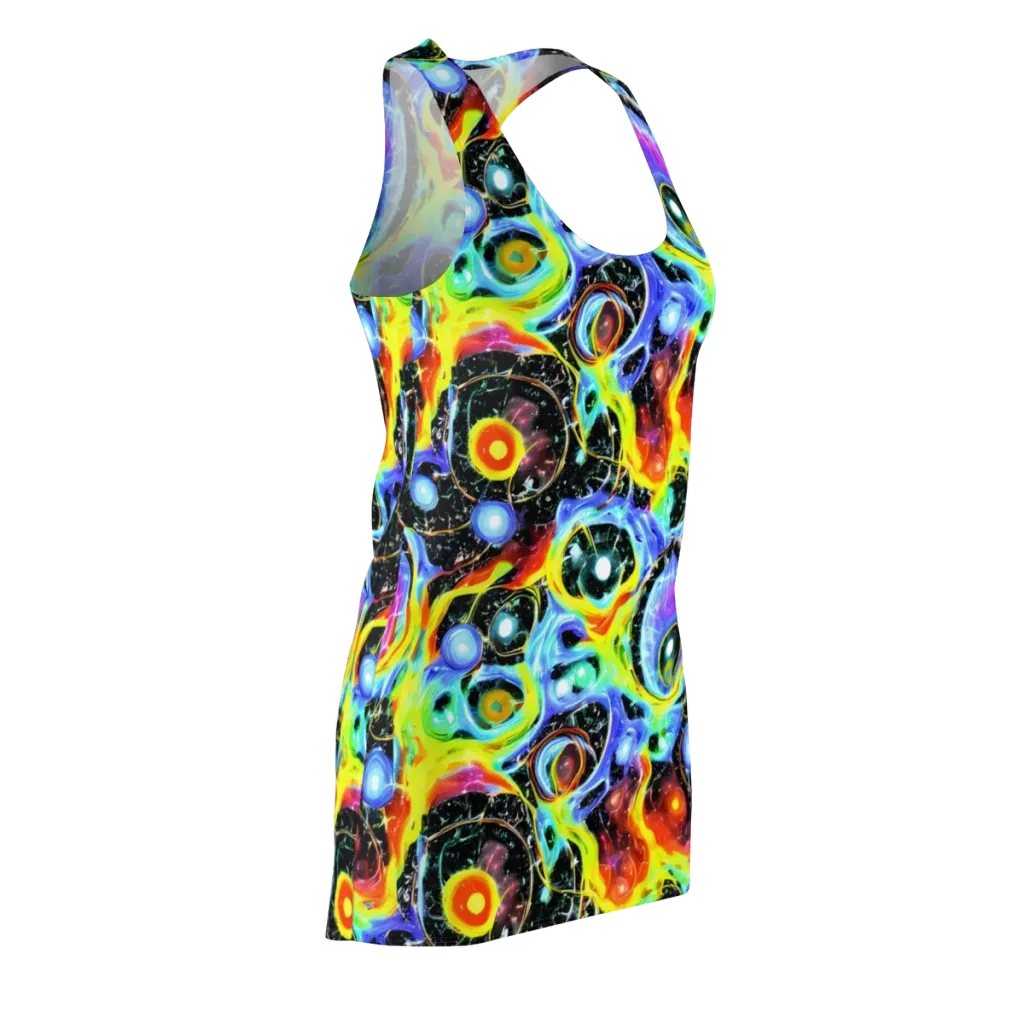 Chromatic Galaxies on Racerback Dress — Front Side