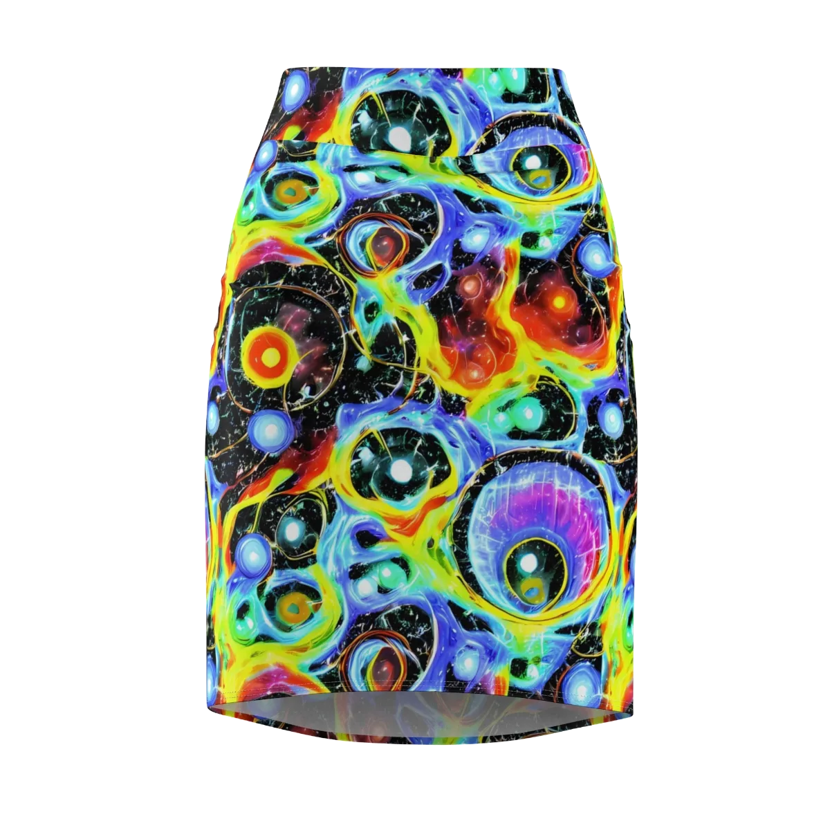 Chromatic Galaxies on Pencil Skirt — Front