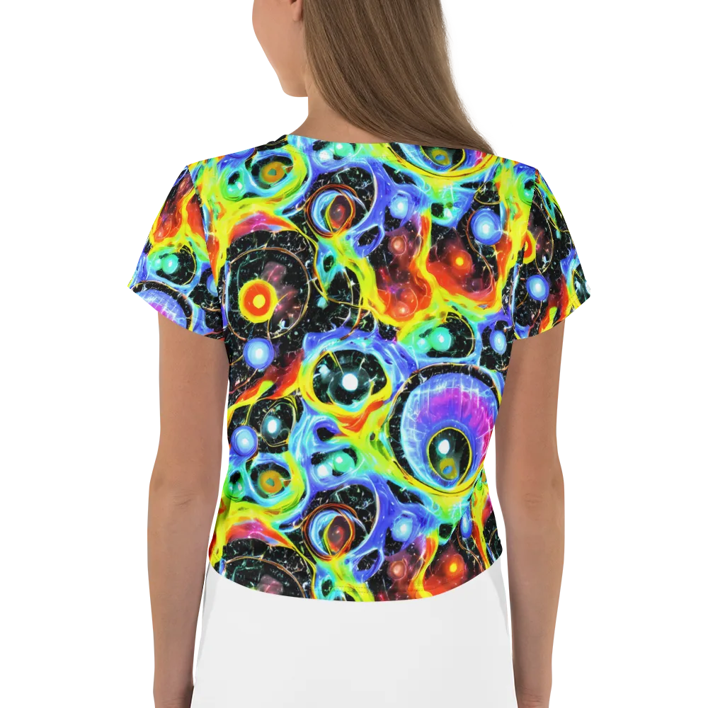 Chromatic Galaxies on Crop Tee — Back