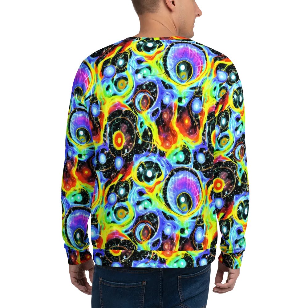 Chromatic Galaxies on Sweatshirt — Back