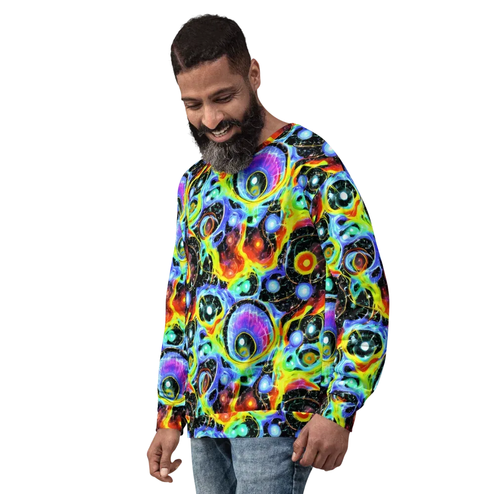 Chromatic Galaxies on Sweatshirt — Left Front