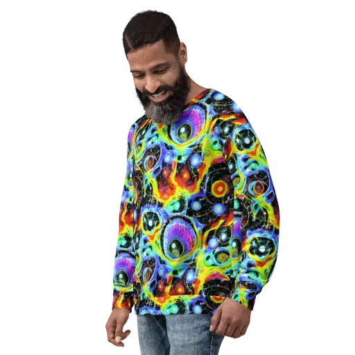 Chromatic Galaxies on a Sweatshirt