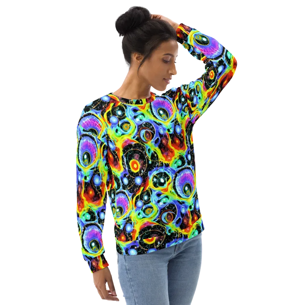 Chromatic Galaxies on Sweatshirt — Right Front