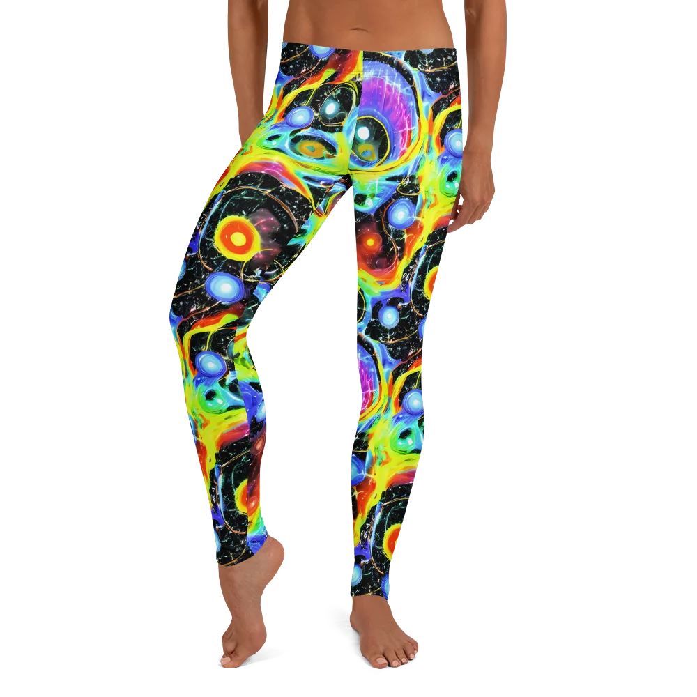 Chromatic Galaxies on Leggings — Front