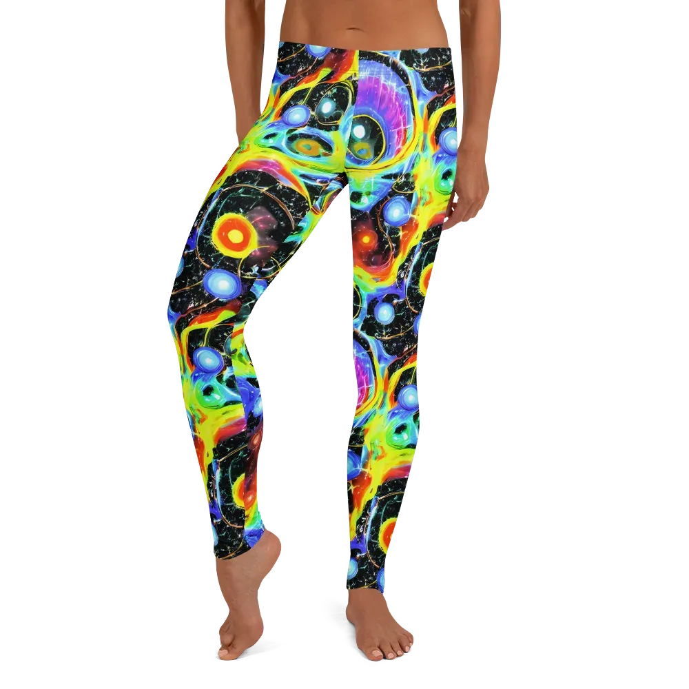 Chromatic Galaxies on Leggings — Front