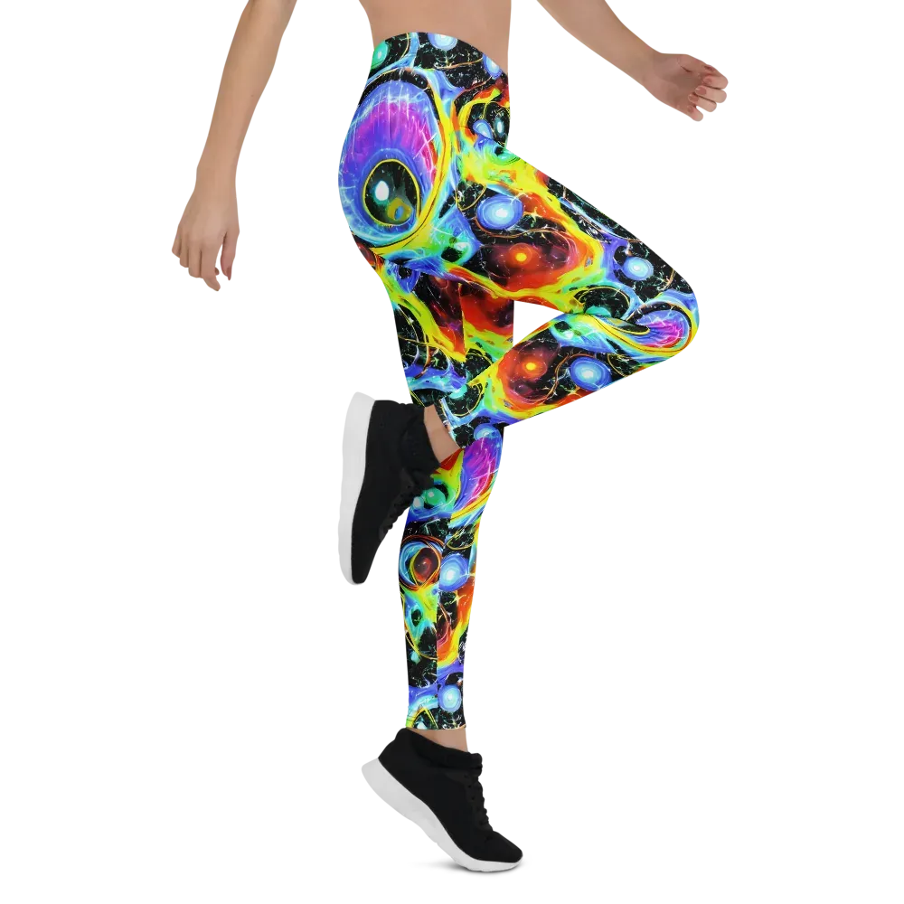 Chromatic Galaxies on Leggings — Right