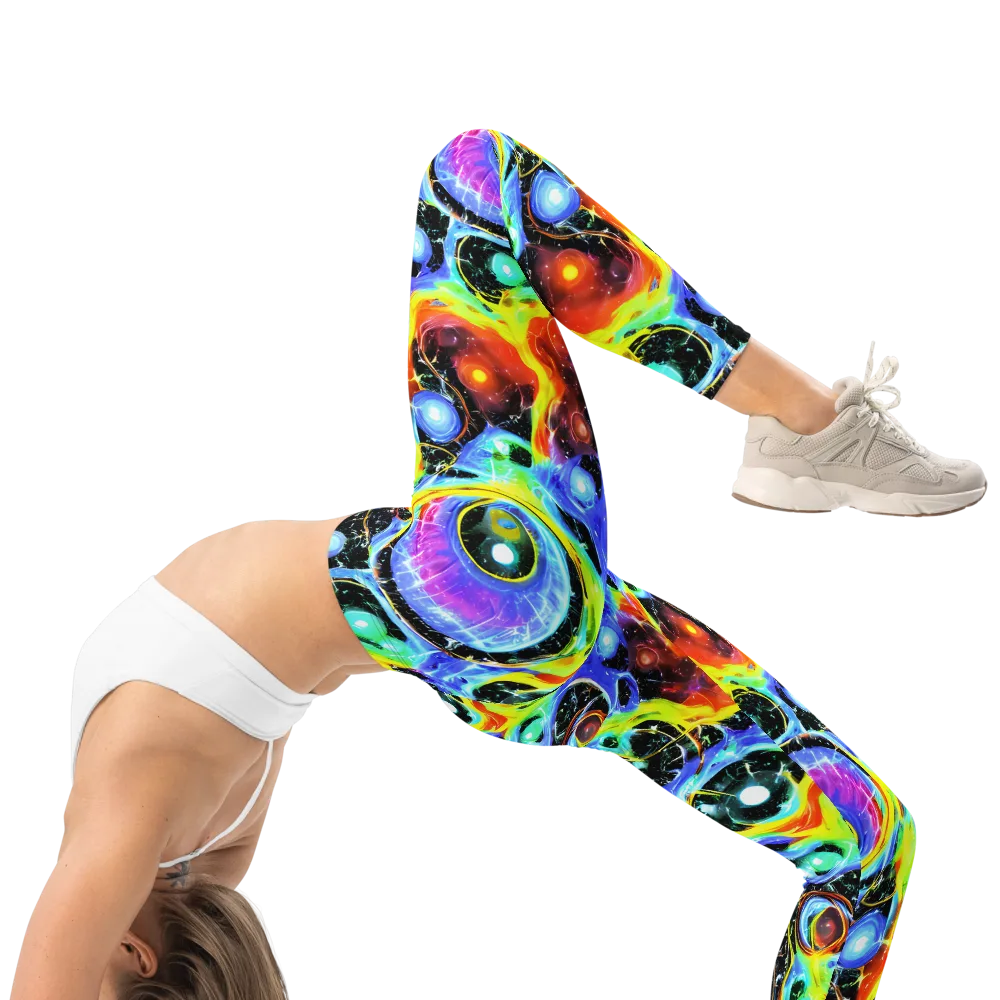 Chromatic Galaxies on Leggings — Right