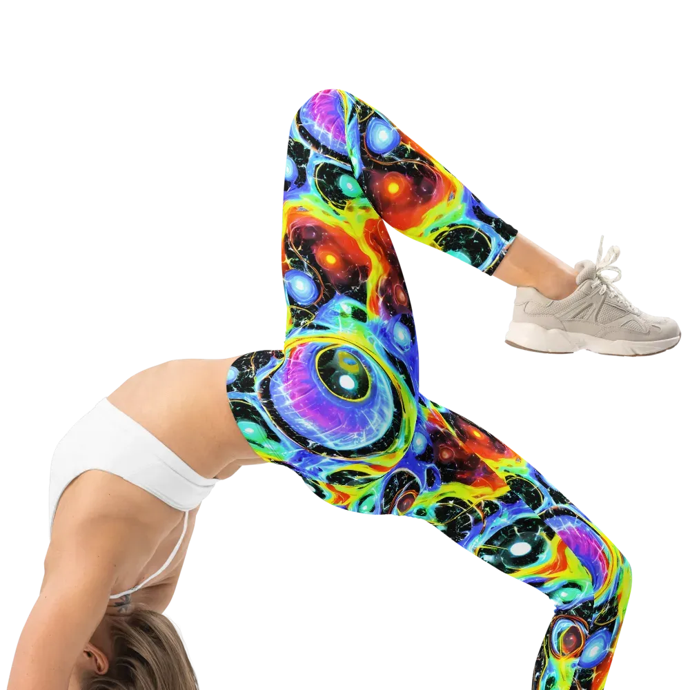Chromatic Galaxies on Leggings — Right