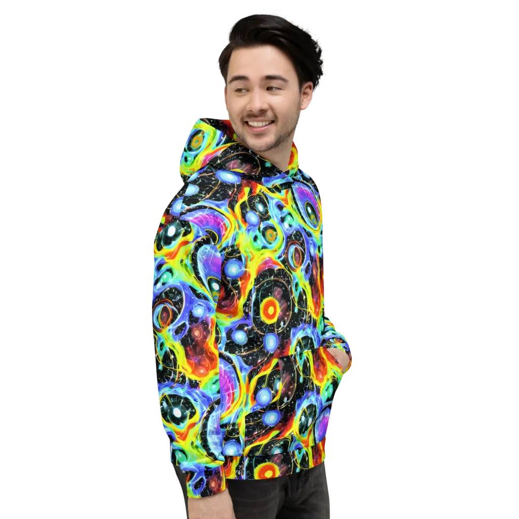 Chromatic Galaxies on Hoodie — Right
