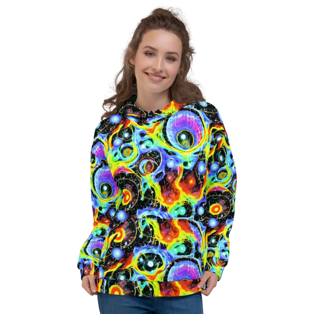 Chromatic Galaxies on Hoodie — Front
