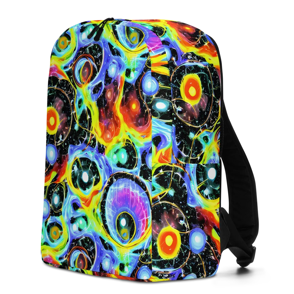 Chromatic Galaxies on Minimalist Backpack — Left