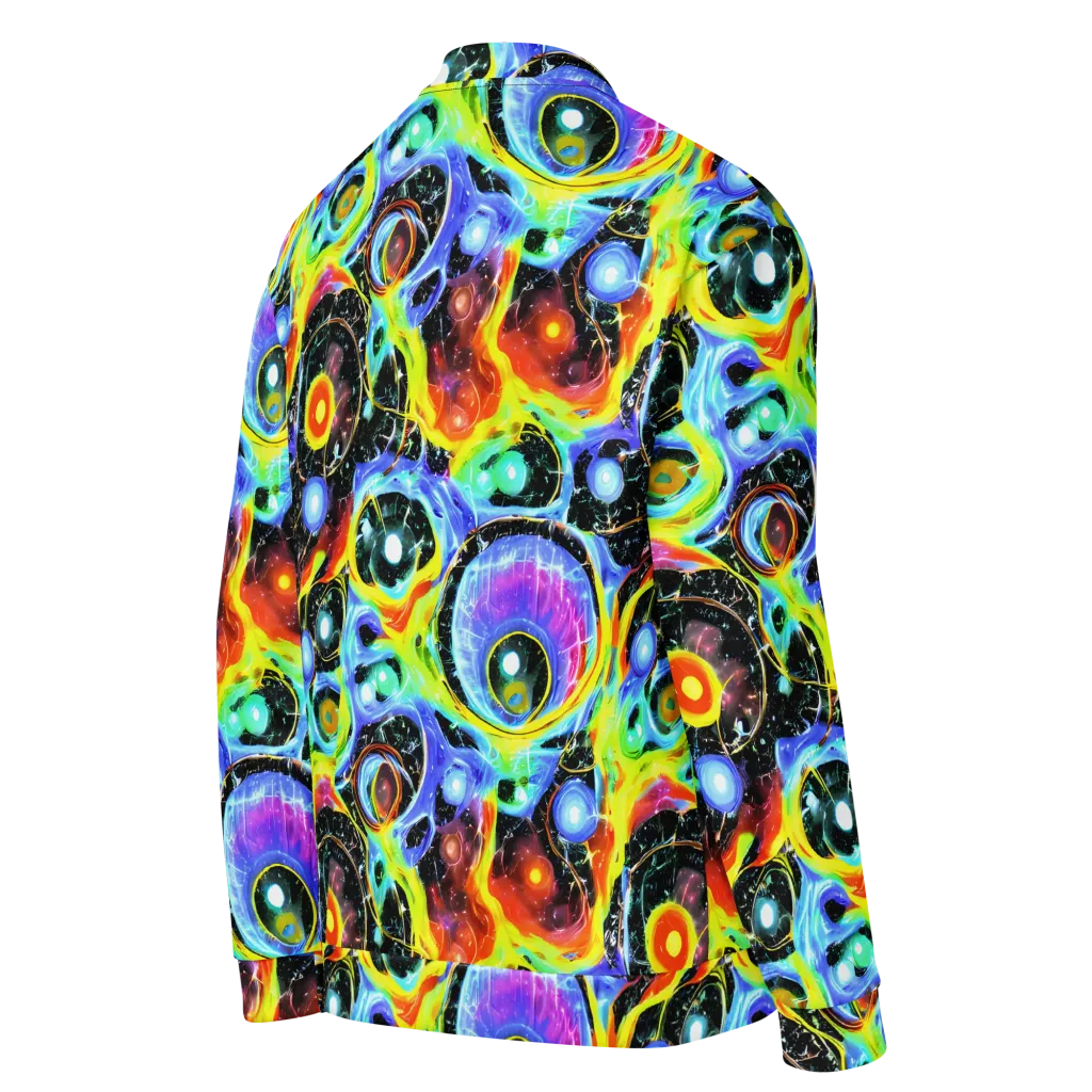 Chromatic Galaxies on Bomber Jacket — Right Back