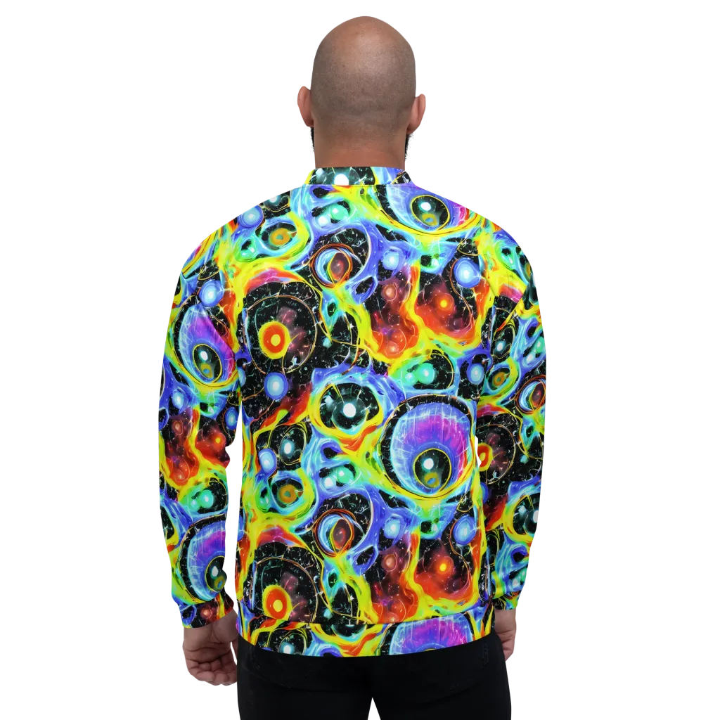Chromatic Galaxies on Bomber Jacket — Back