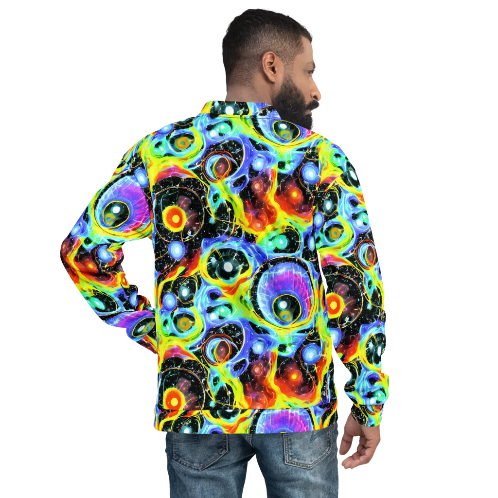 Chromatic Galaxies on Bomber Jacket — Back