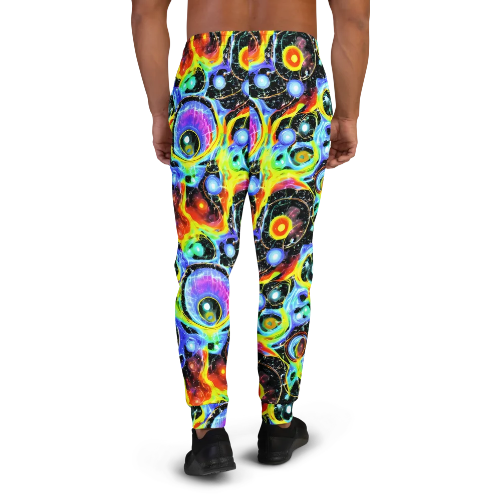 Chromatic Galaxies on Men's Joggers — Back