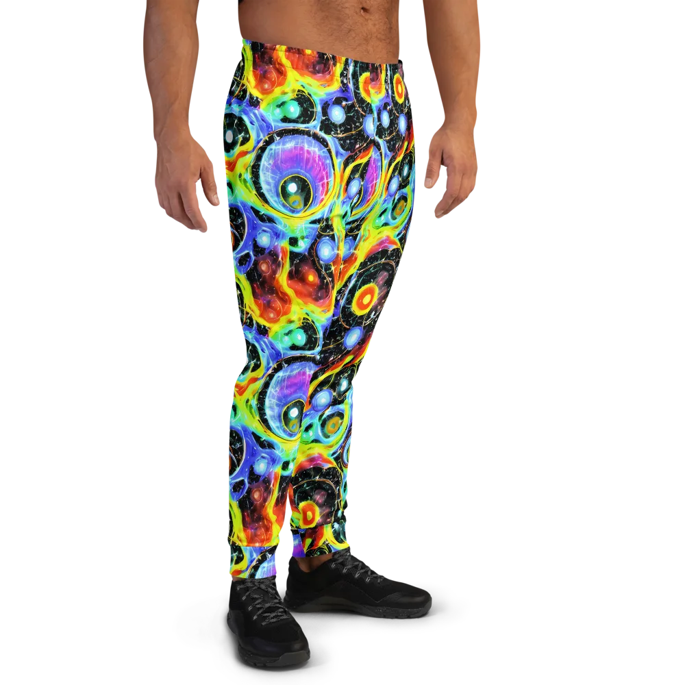 Chromatic Galaxies on Men's Joggers — Right