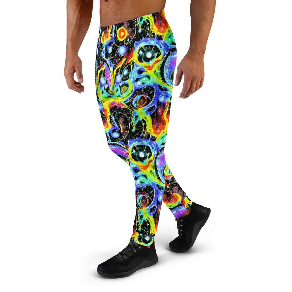 Chromatic Galaxies on Men's Joggers — Left