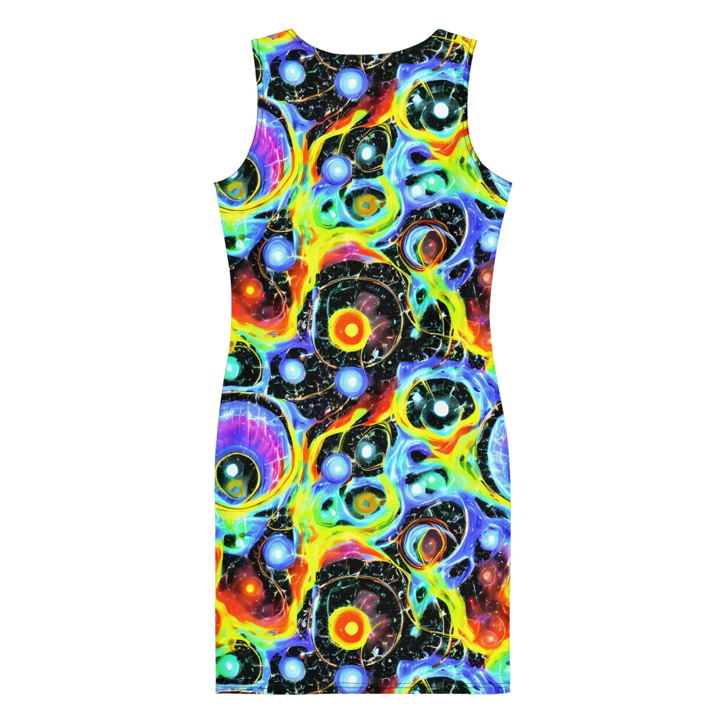 Chromatic Galaxies on Bodycon Dress — Back