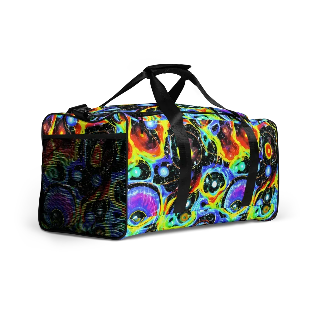 Chromatic Galaxies on Duffle Bag — Right Front