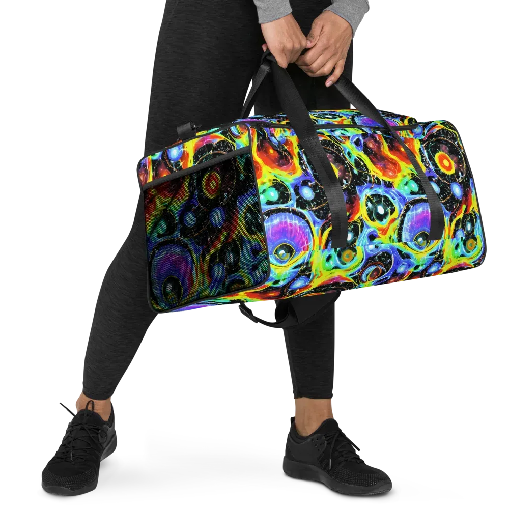 Chromatic Galaxies on Duffle Bag — Right Front