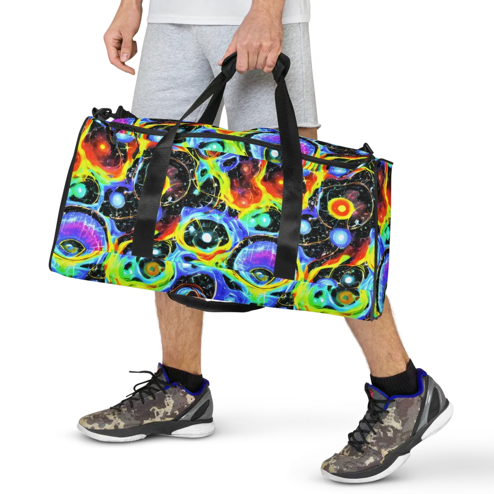 Chromatic Galaxies on Duffle Bag — Front