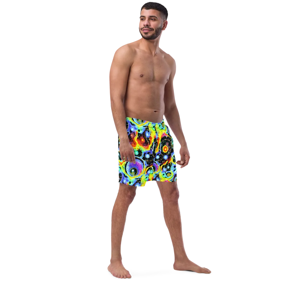Chromatic Galaxies on Swim Trunks — Right Front