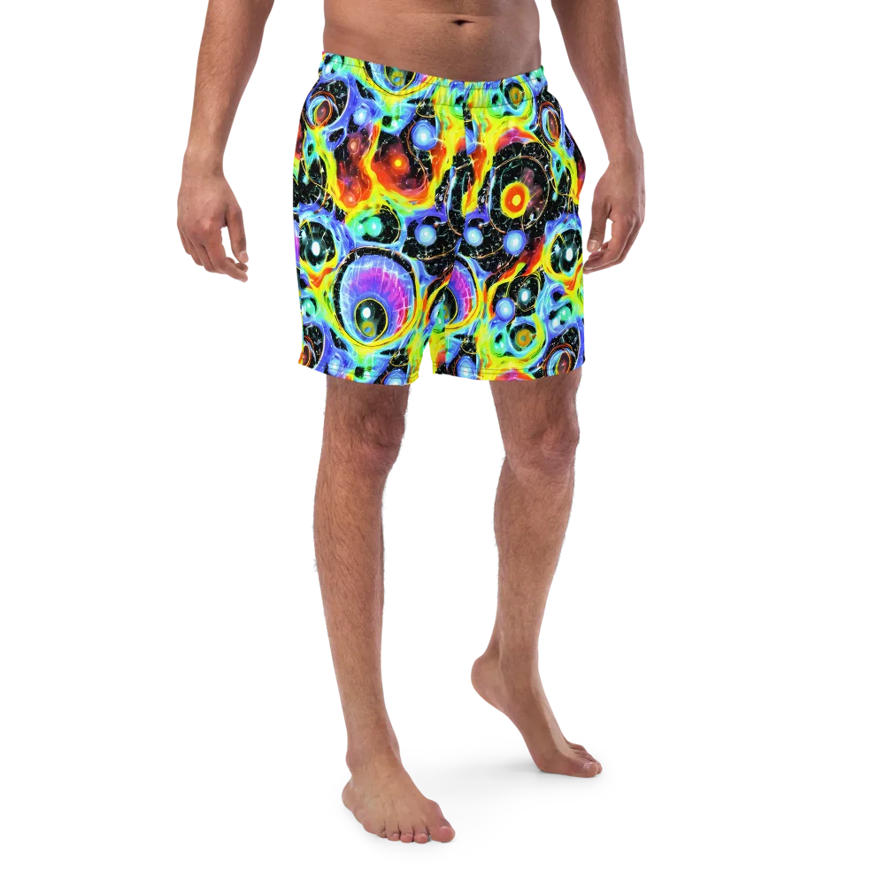Chromatic Galaxies on Swim Trunks — Front